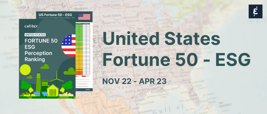 US Fortune 50 ESG Ranking​ 2023
