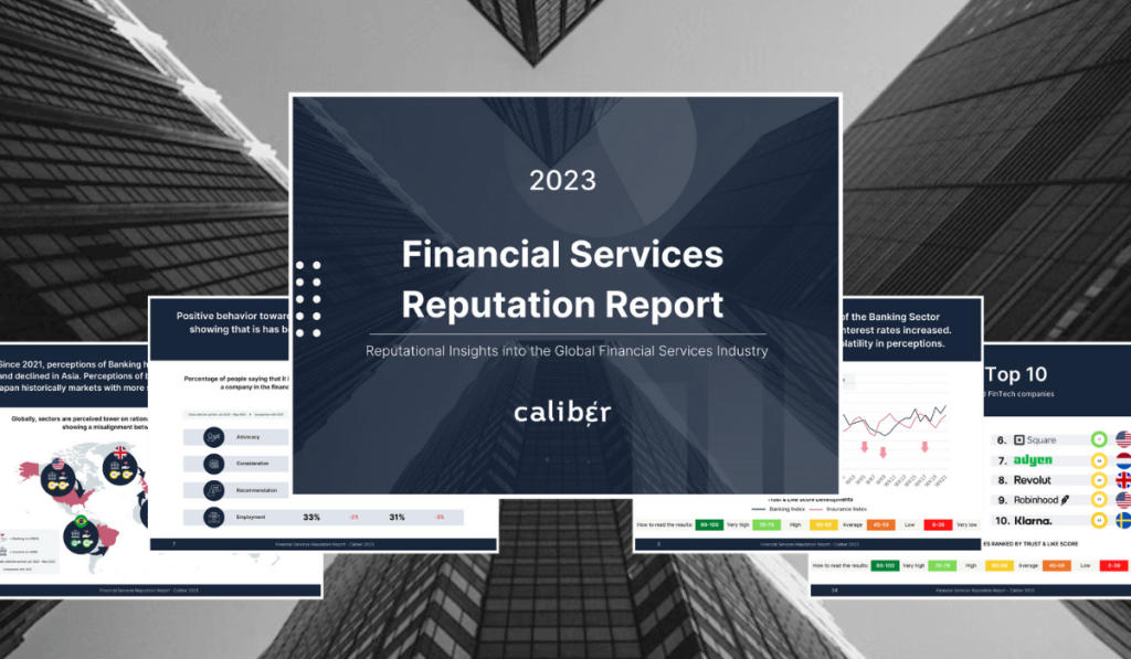 Press Release: Financial Services Reputation Report 2023