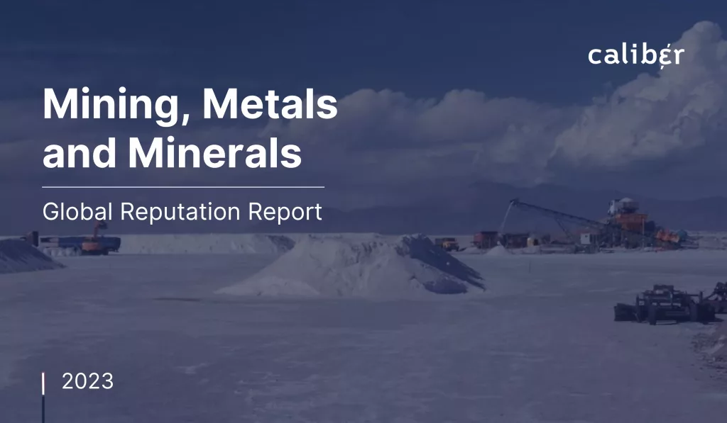 Mining, Metals & Minerals – Global Reputation Report 2023