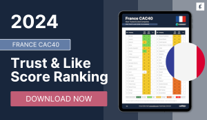 France CAC40 Trust & Like Score Ranking 2024 - Caliber