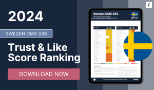 Sweden OMX S30 Trust & Like Score Ranking 2024 - Caliber