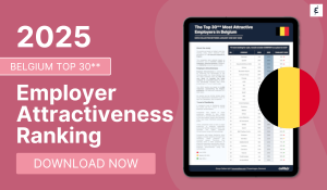 Belgium Top 30 Employer Attractiveness Ranking 2025 - Caliber