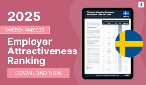 Sweden OMX S30 Employer Attractiveness Ranking 2025 - Caliber